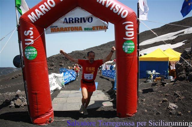 arrivo supermaratona etna