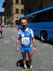 Atl. - Michele D'Errico poco prima della partenza da Firenze