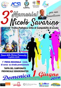 Manifesto Memorial Savarino