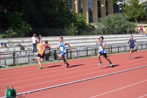 Gara 100 metri Allievi, vinta da Marco Paponi (Atletica Barbas Reggio Calabria)