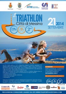Locandina Triathlon Messina 2014. Web