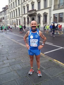 Atl. - Michele D'Errico alla maratona di Firenze