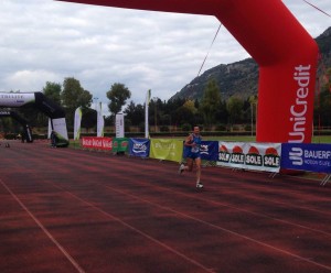 Atl. - Antonio Pizzo sul rettilineo finale della Maratona di Palermo