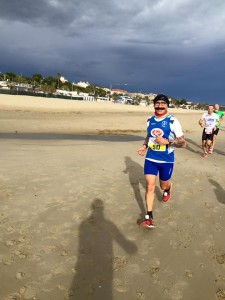 Atl. - Michele D'Errico alla 50 km sulla sabbia di San Benedetto del Tronto
