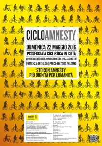 CicloAmnesty  22 maggio 2016 Locandina (Copia)