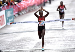 Jechirchir Peres, Kenya, winner, 67.31,